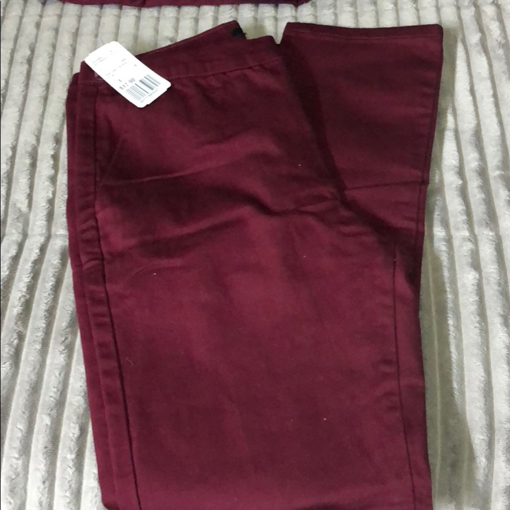 Pant/Ankle Woven Plum